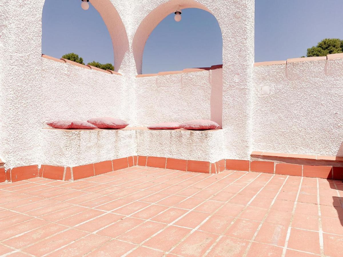 Villa Dos Calas - Bonita Villa De Estilo Rustico Y Piscina De Agua Salada L'Ametlla de Mar Ngoại thất bức ảnh